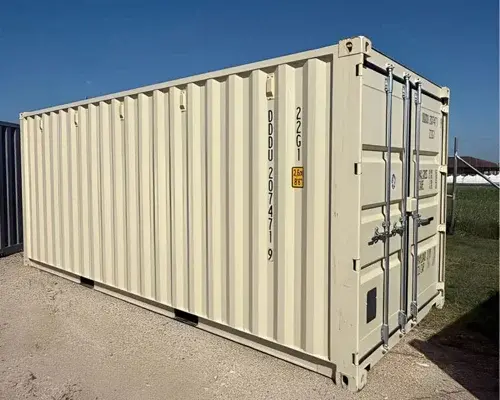 20ft One-Trip Shipping Container with 10ft Roll-Up Door