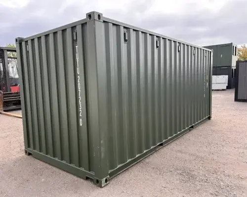 20Ft Shipping Container (One Trip) – Dark Green