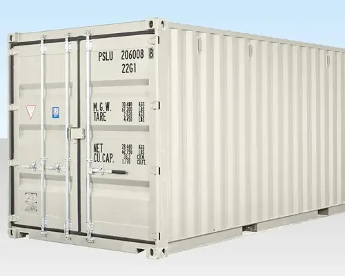 20Ft Shipping Container (One Trip) – White