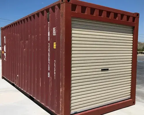20ft Used Shipping Container With Roll-Up Door