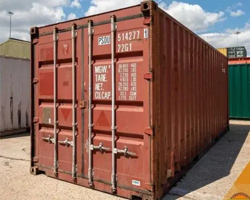 20ft Used Shipping Container With Roll-Up Door