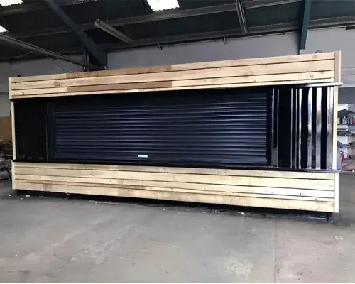 20ft x 8ft Cladded Food/Drink Outlet Shipping Container