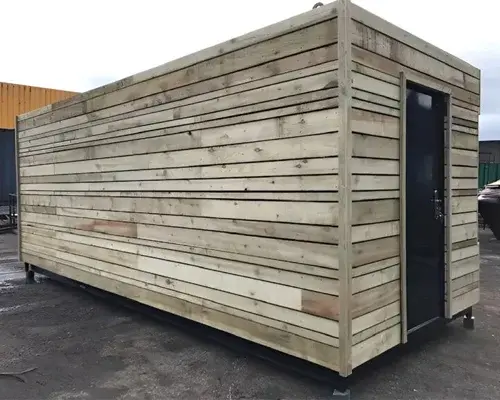 20ft x 8ft Cladded Food/Drink Outlet Shipping Container