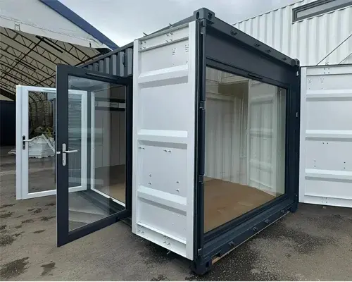 20ft x 8ft Custom Shipping Container Conversion – Portable Building