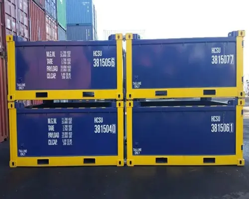 10ft DNV 2.7-1 Half Height Open Top Containers