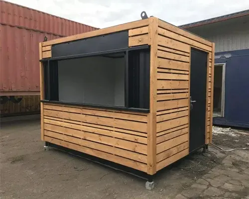 10ft x 8ft Cladded Food/Drink Outlet Shipping Containers