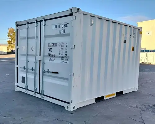 10Ft X 8Ft Shipping Container (One Trip) – White