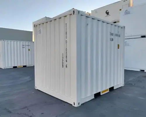 10Ft X 8Ft Shipping Container (One Trip) – White