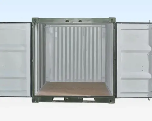 8Ft One Trip Shipping Container (Green)