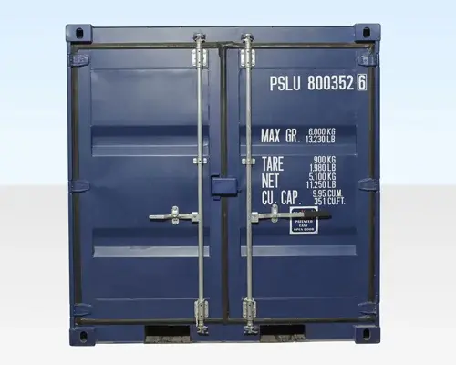8Ft Shipping Container One Trip (Blue)