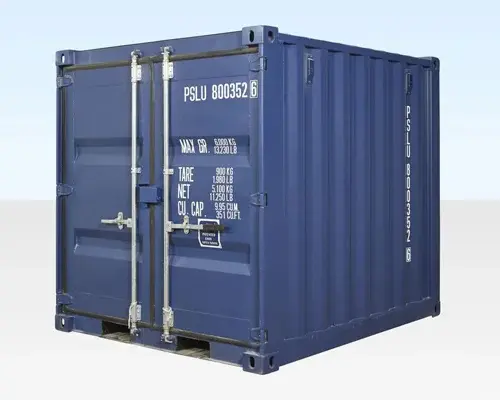 8Ft Shipping Container One Trip (Blue)
