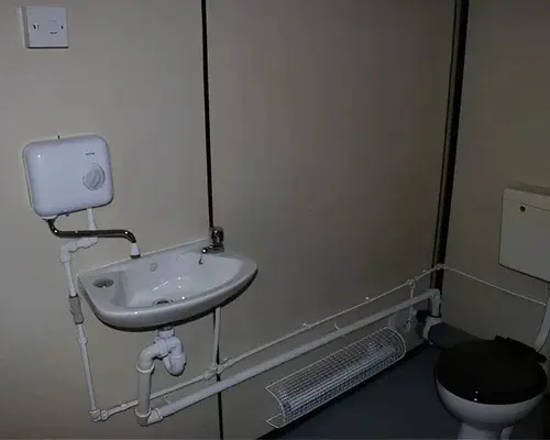 13ft x 9ft Site Office With Toilet Blue