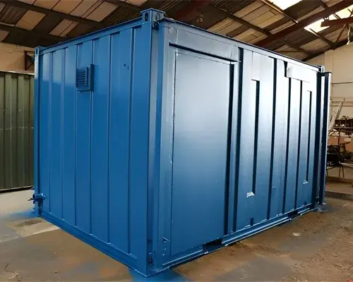 13ft x 9ft Site Office With Toilet Blue