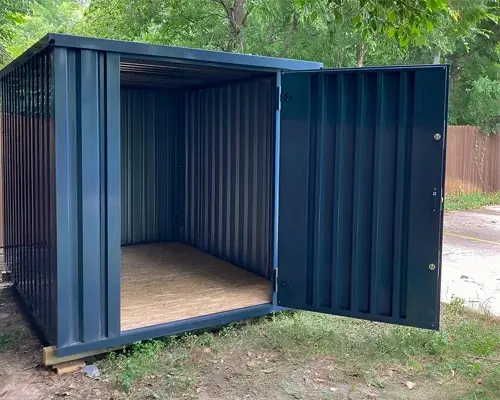 4m x 2.1m Powder Coated Flat Packed Store