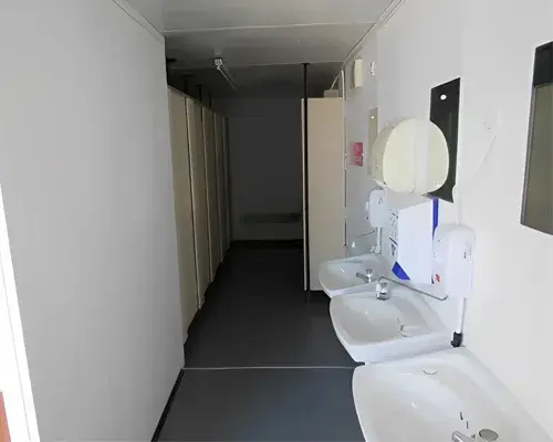 5+1 Anti Vandal Shower Toilet Block