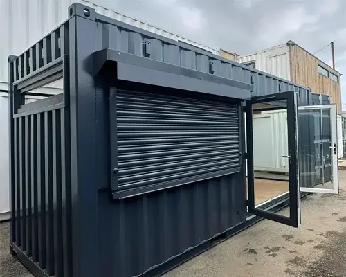 20ft x 8ft Custom Shipping Container Conversion – Portable Building v2