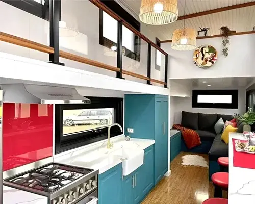 3 Bedroom Modular Container Mobile House On Wheels (Mountain-Style)