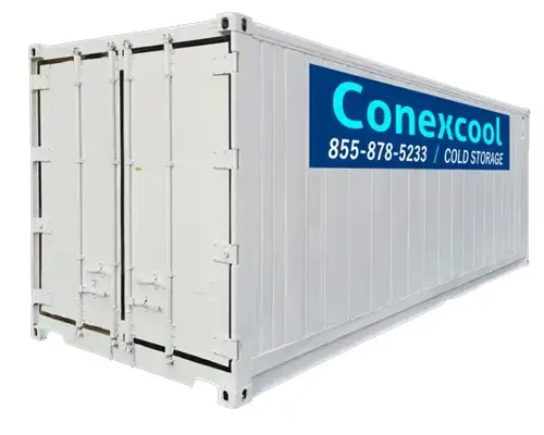 Single-Phase 20ft Refurbished Refrigerated Container Medium Temp